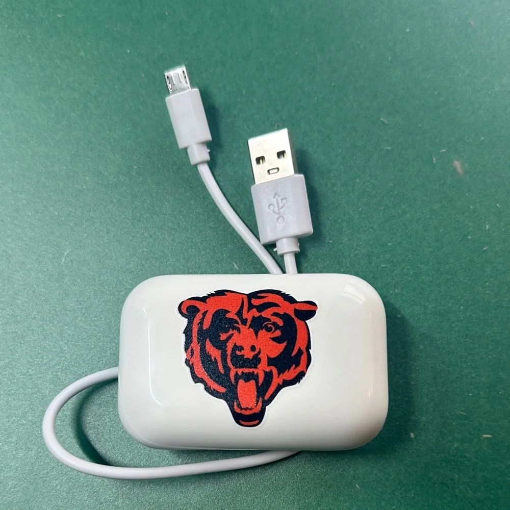 Chicago Bears Keyscaper Wireless TWS Insignia Design Earbuds
